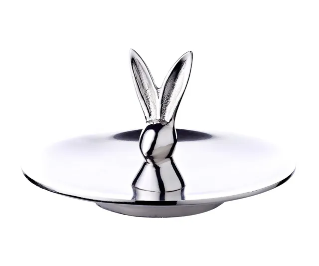 edzard-hase-louis-keksschale-aluminium-15-cm image 1