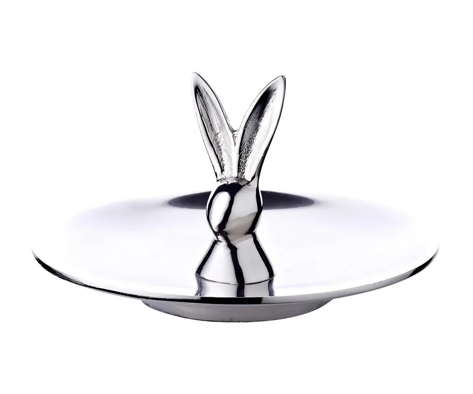 edzard-hase-louis-keksschale-aluminium-15-cm image 1