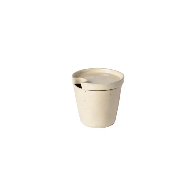 costa-nova-lagoa-zuckerdose-beige-matt-feinsteinzeug image 1