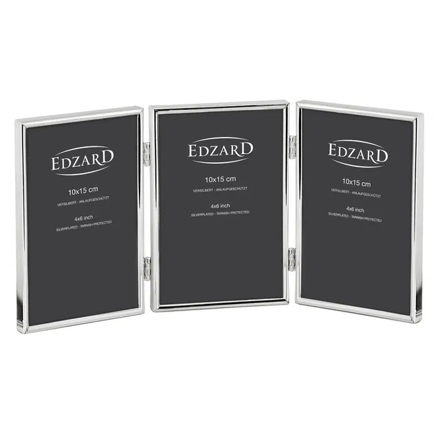 edzard-genua-bilderrahmen-collage-3x10x15-versilbert image 1