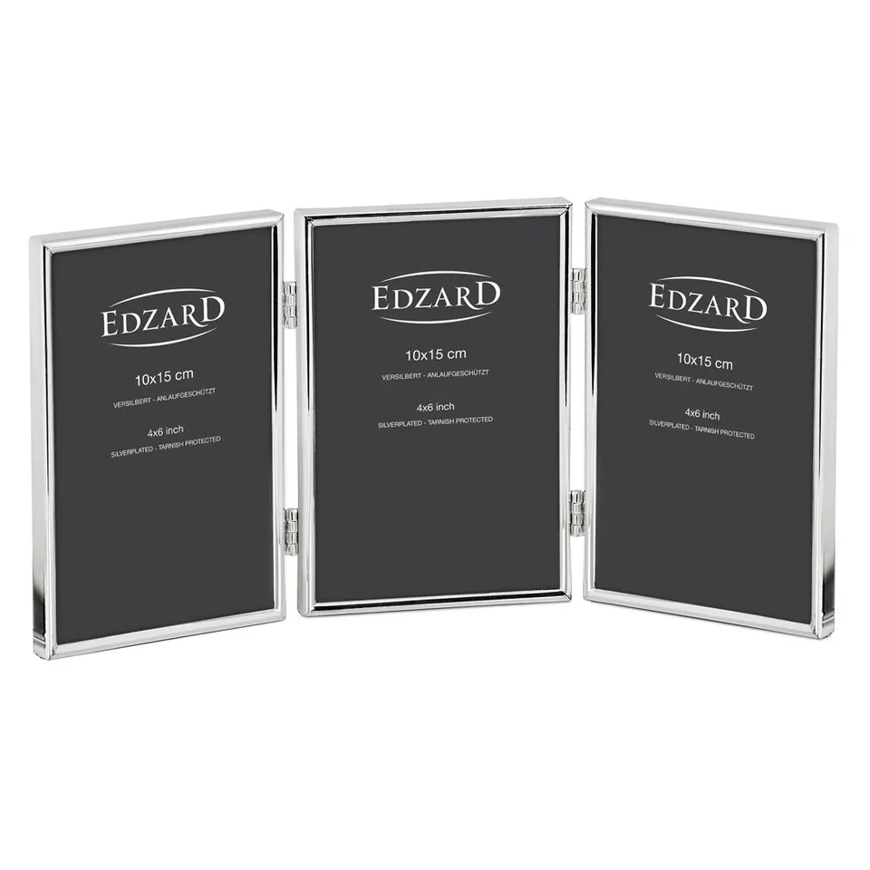 edzard-genua-bilderrahmen-collage-3x10x15-versilbert image 1