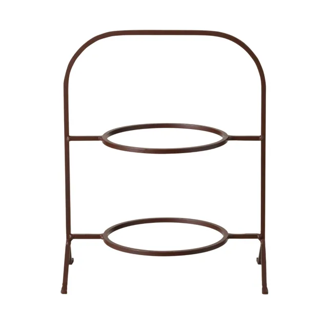 costa-nova-nova-tellerst-nder-metall-braun-dessertteller image 1