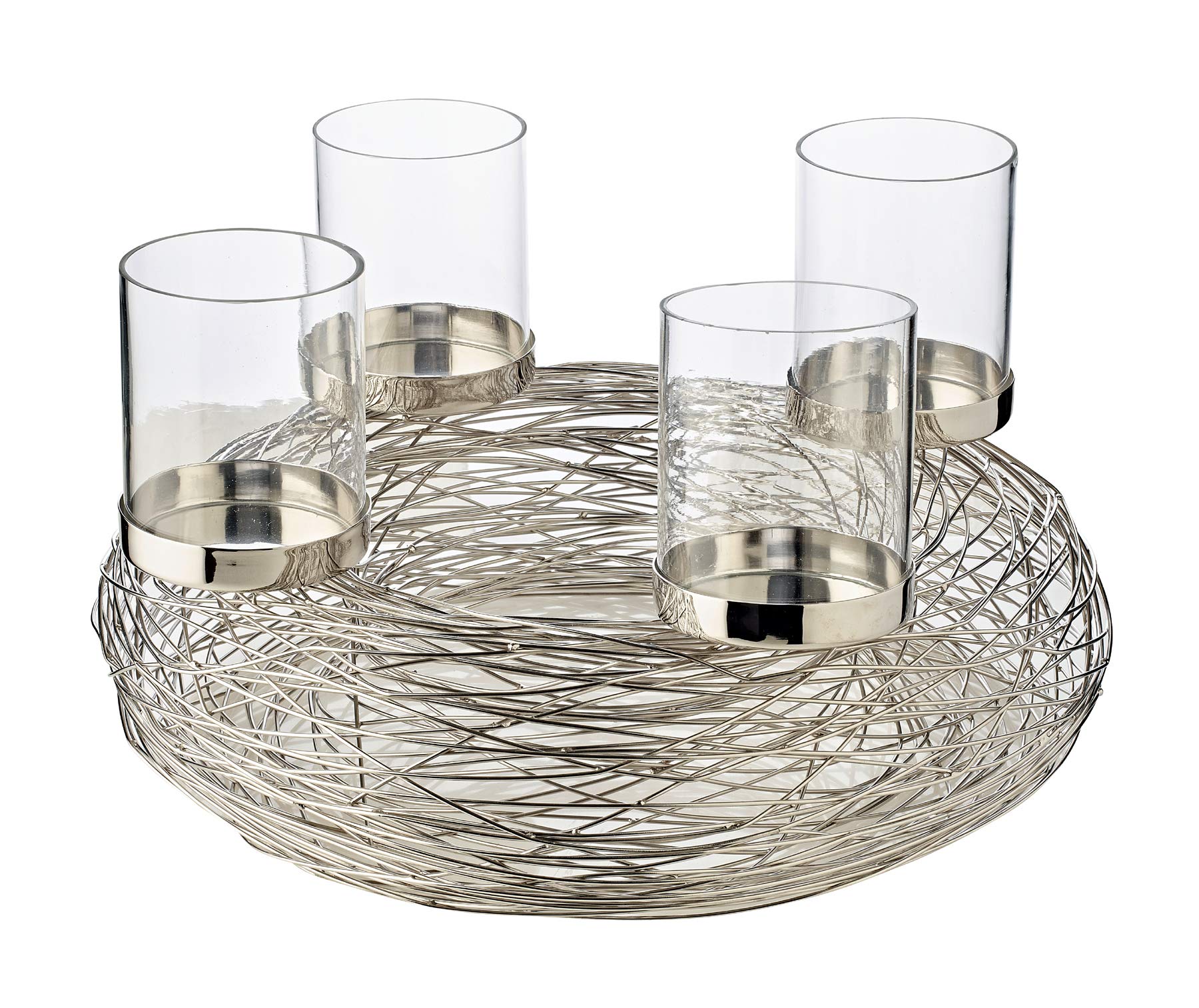 edzard-rimini-adventskranz-edelstahl-36-cm-silber image 4
