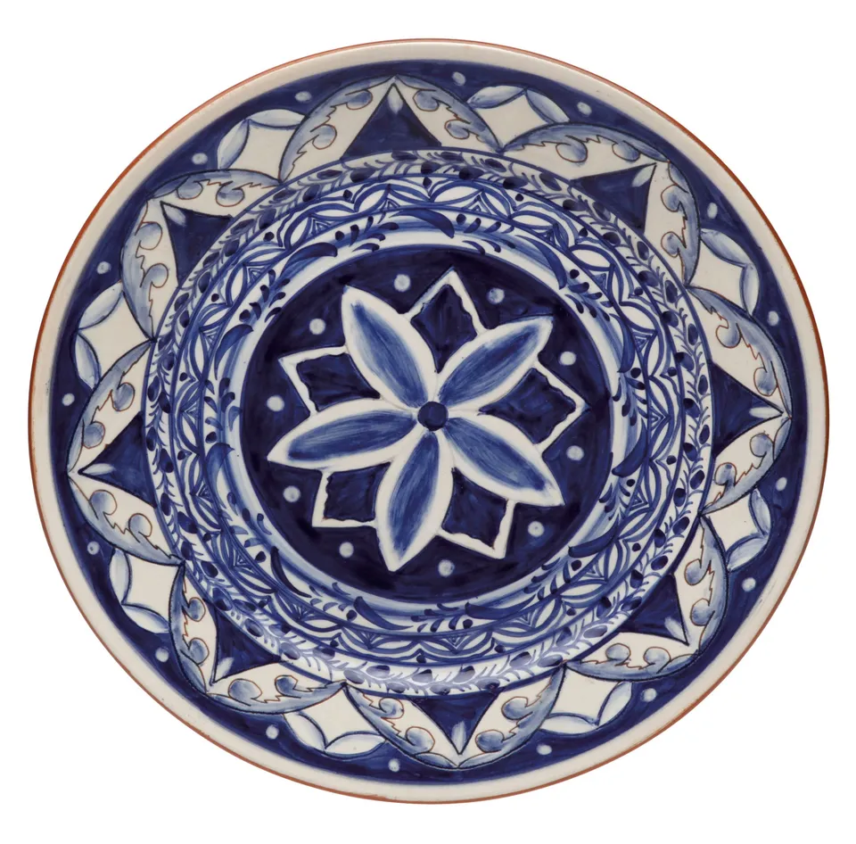costa-nova-alentejo-terracotta-p400-bw-servierplatte-blau-wei image 1
