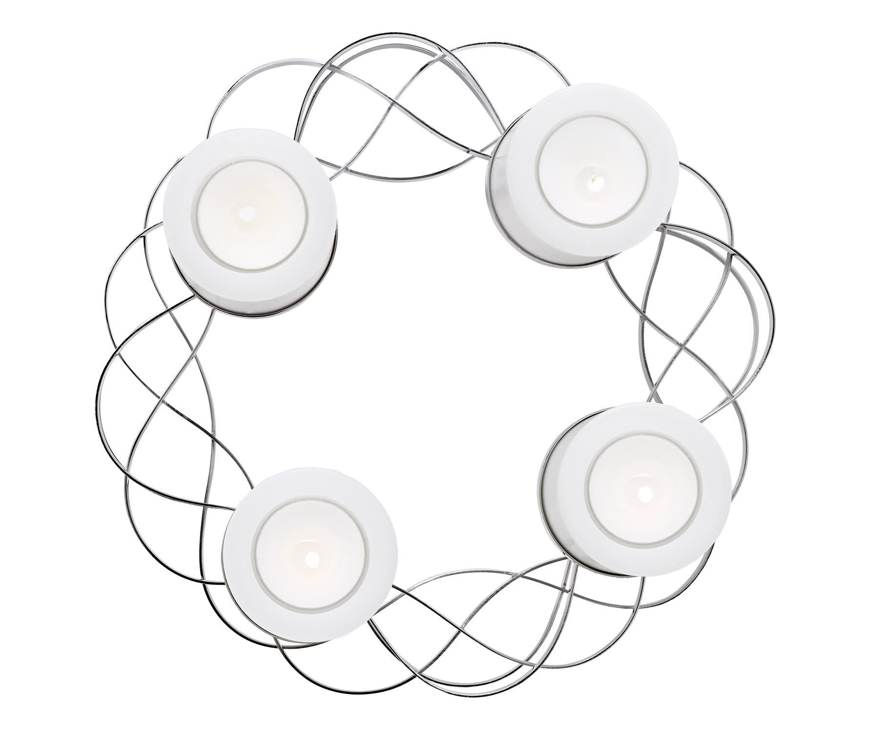 edzard-alita-adventskranz-edelstahl-silber-25-cm-6-cm image 2