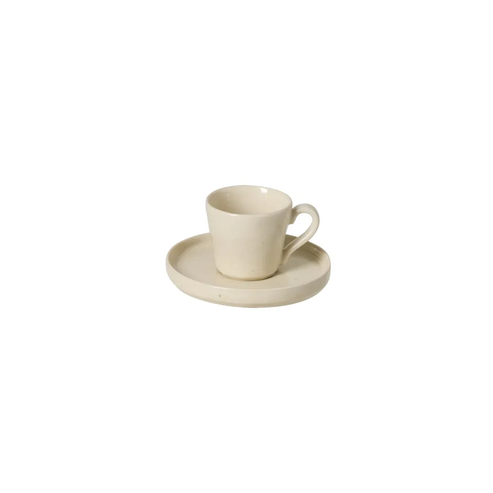 costa-nova-lagoa-espressotasse-mit-untertasse-beige-matt image 1