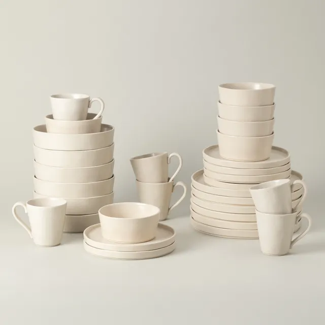 costa-nova-lagoa-bf-30-tafelservice-30-teilig-pedra-beige image 1