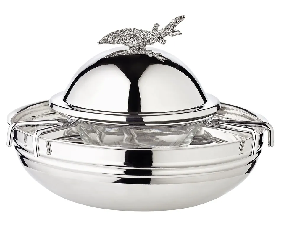 edzard-palma-kaviarschale-st-r-edelstahl-17-5-cm-glasschale image 1