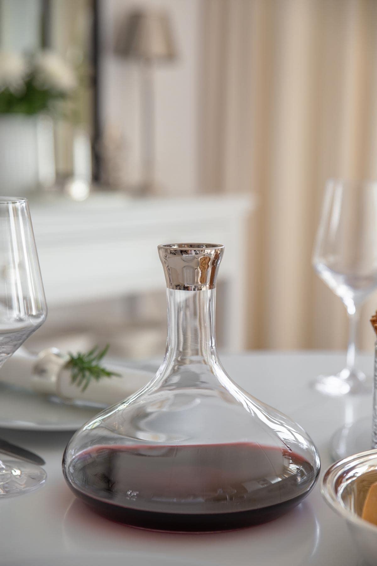 edzard-olivia-edward-karaffe-kristallglas-platinrand-1-6-l image 5