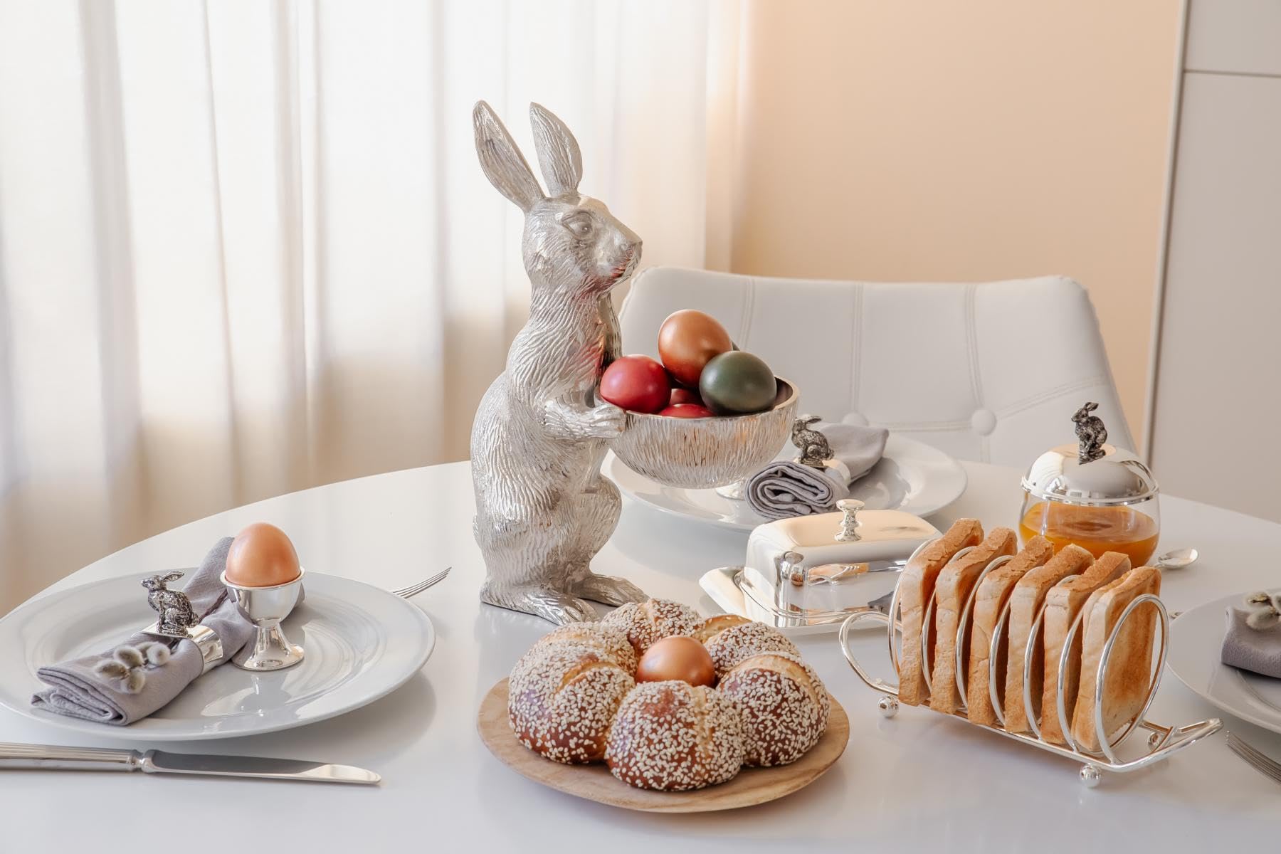 edzard-bert-hase-mit-schale-deko-versilbert-31-cm image 7