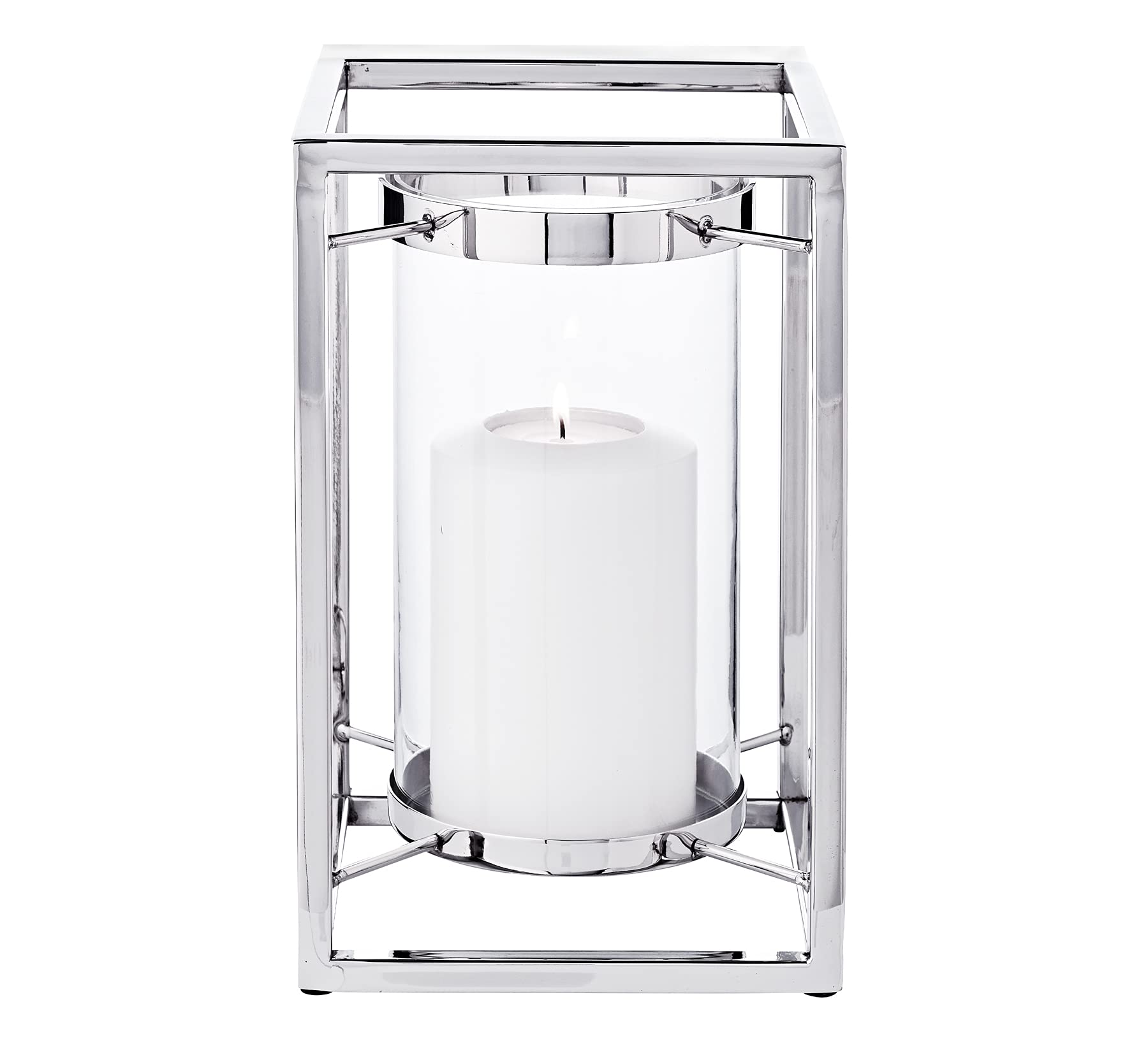 edzard-banu-windlicht-31-cm-edelstahl-vernickelt-mit-glas image 2