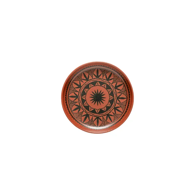 costa-nova-pacifica-vorspeisenteller-steinzeug-rot-matt image 1
