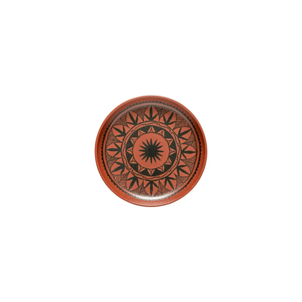 costa-nova-pacifica-vorspeisenteller-steinzeug-rot-matt image 1