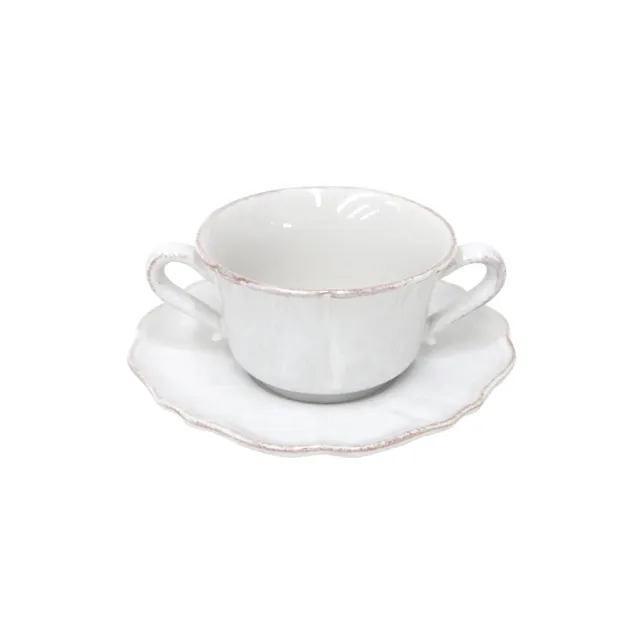 costa-nova-impressions-suppenschale-wei-mit-untertasse image 1