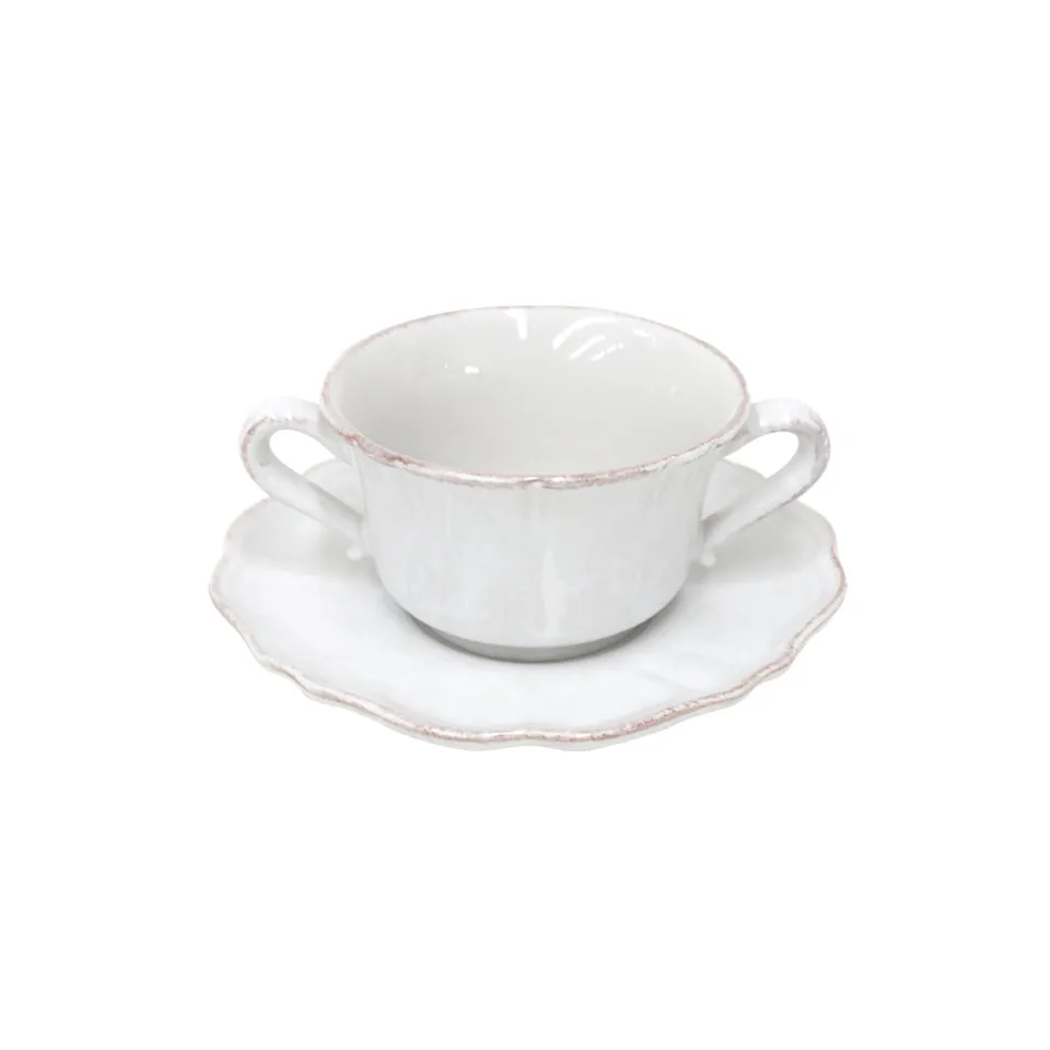 costa-nova-impressions-suppenschale-wei-mit-untertasse image 1