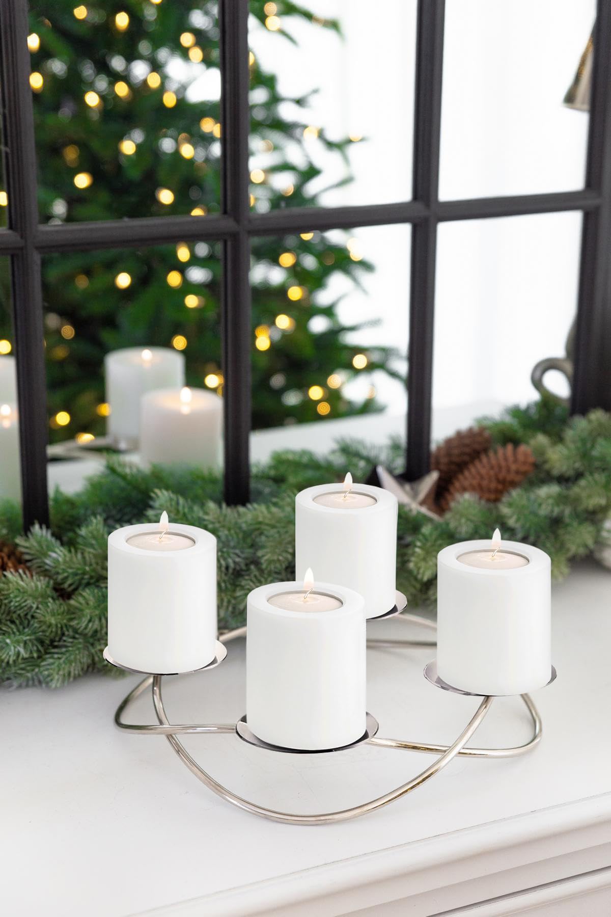edzard-milano-alloa-adventskranz-33-cm-edelstahl image 6
