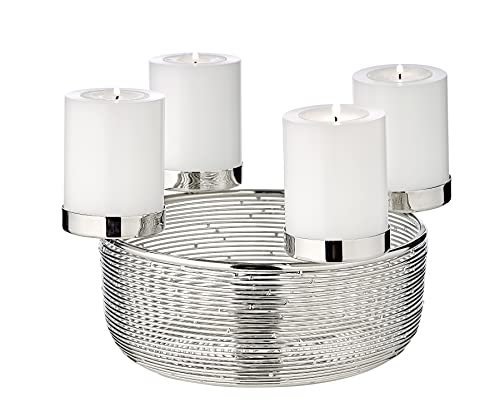 edzard-milano-adventskranz-rio-26-cm-edelstahl-hochglanz image 8