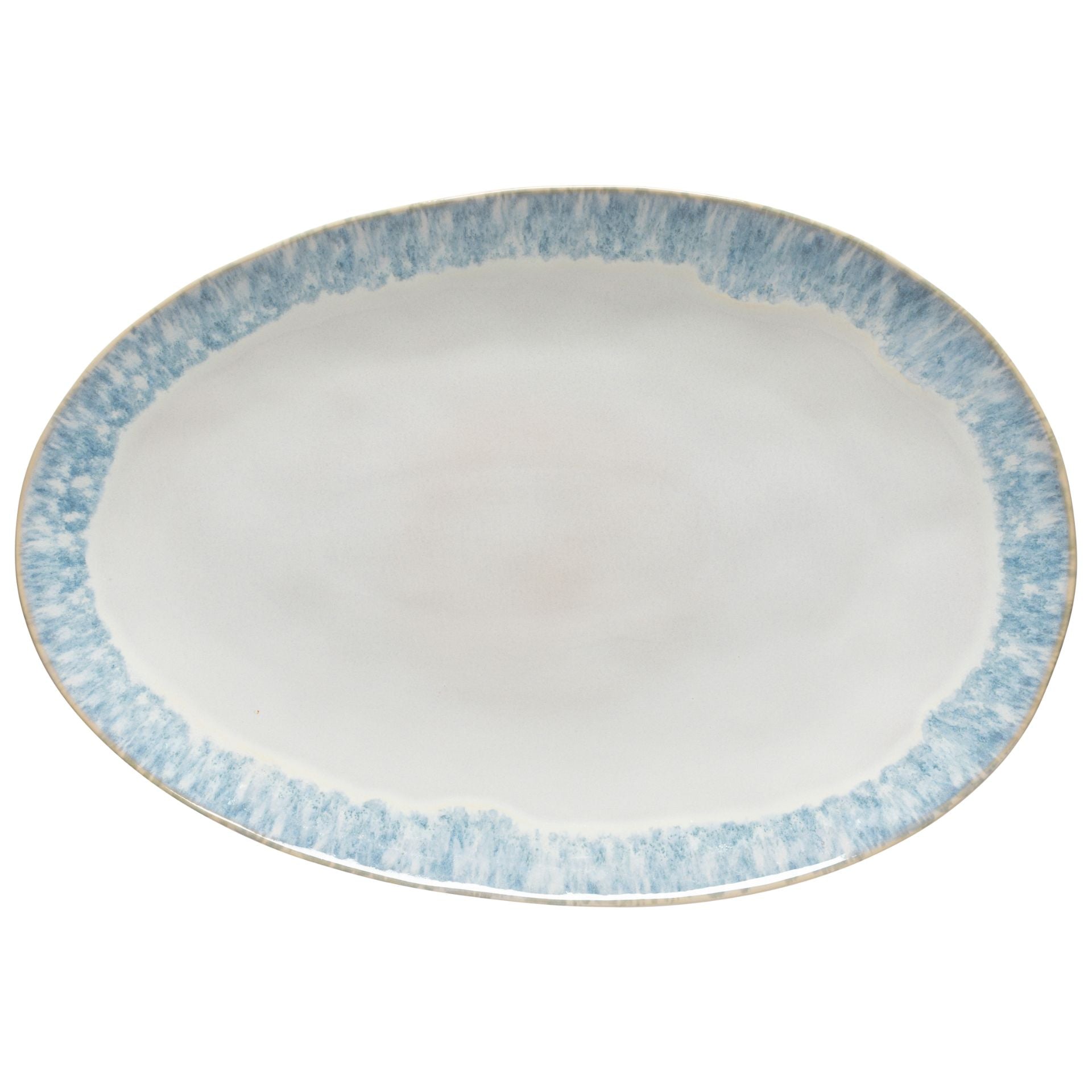 costa-nova-brisa-servierplatte-oval-blau-feinsteinzeug image 1