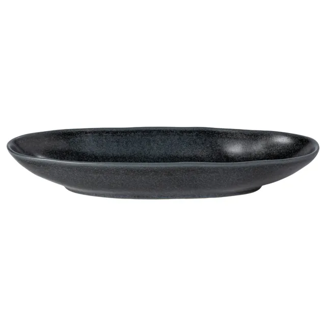 costa-nova-boutique-ovale-platte-schwarz-matt-mittel image 1