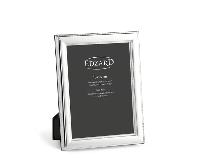 edzard-siena-bilderrahmen-perlenrand-versilbert-13x18-cm image 1