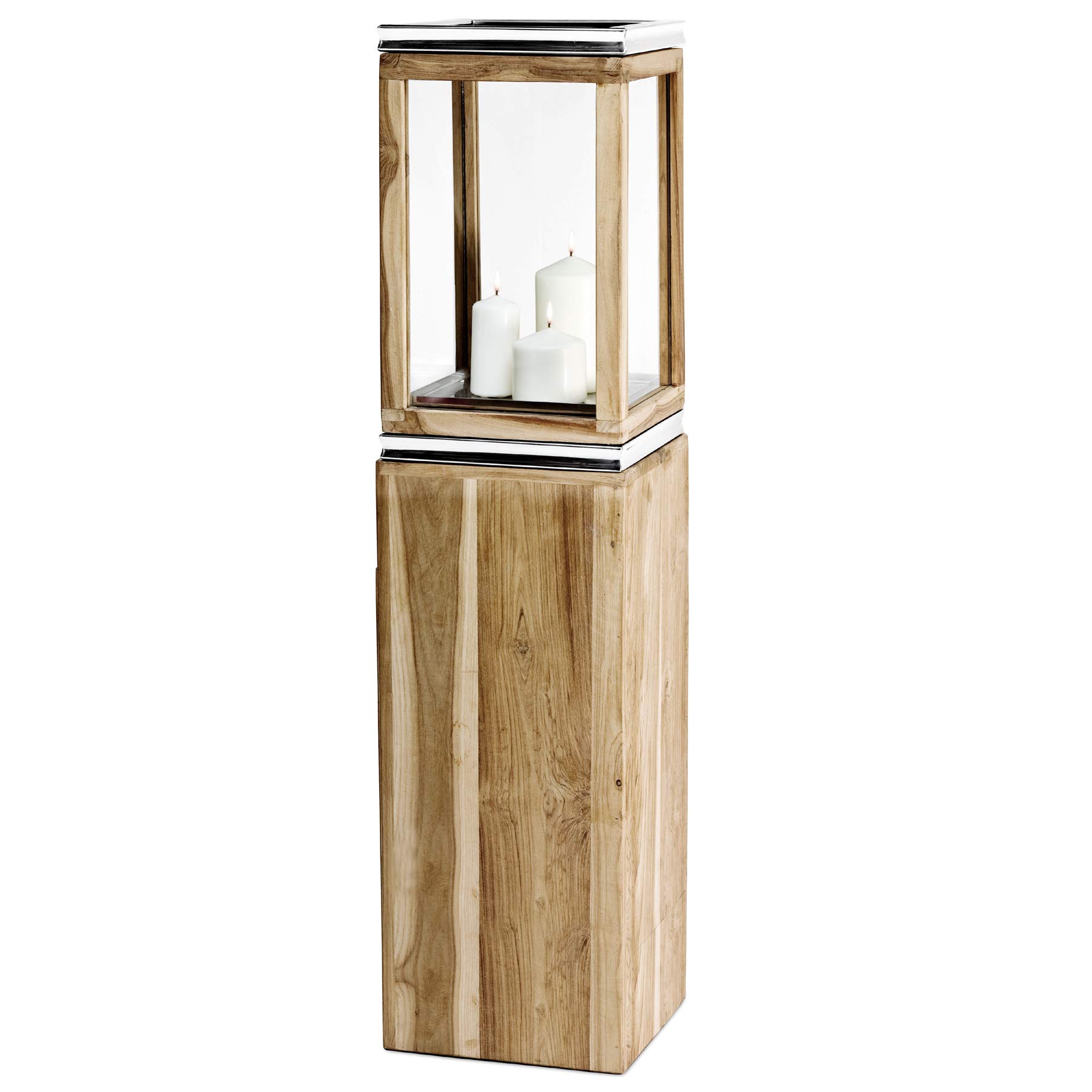 edzard-dubai-laterne-44-cm-teakholz-braun-bodenlaterne image 8