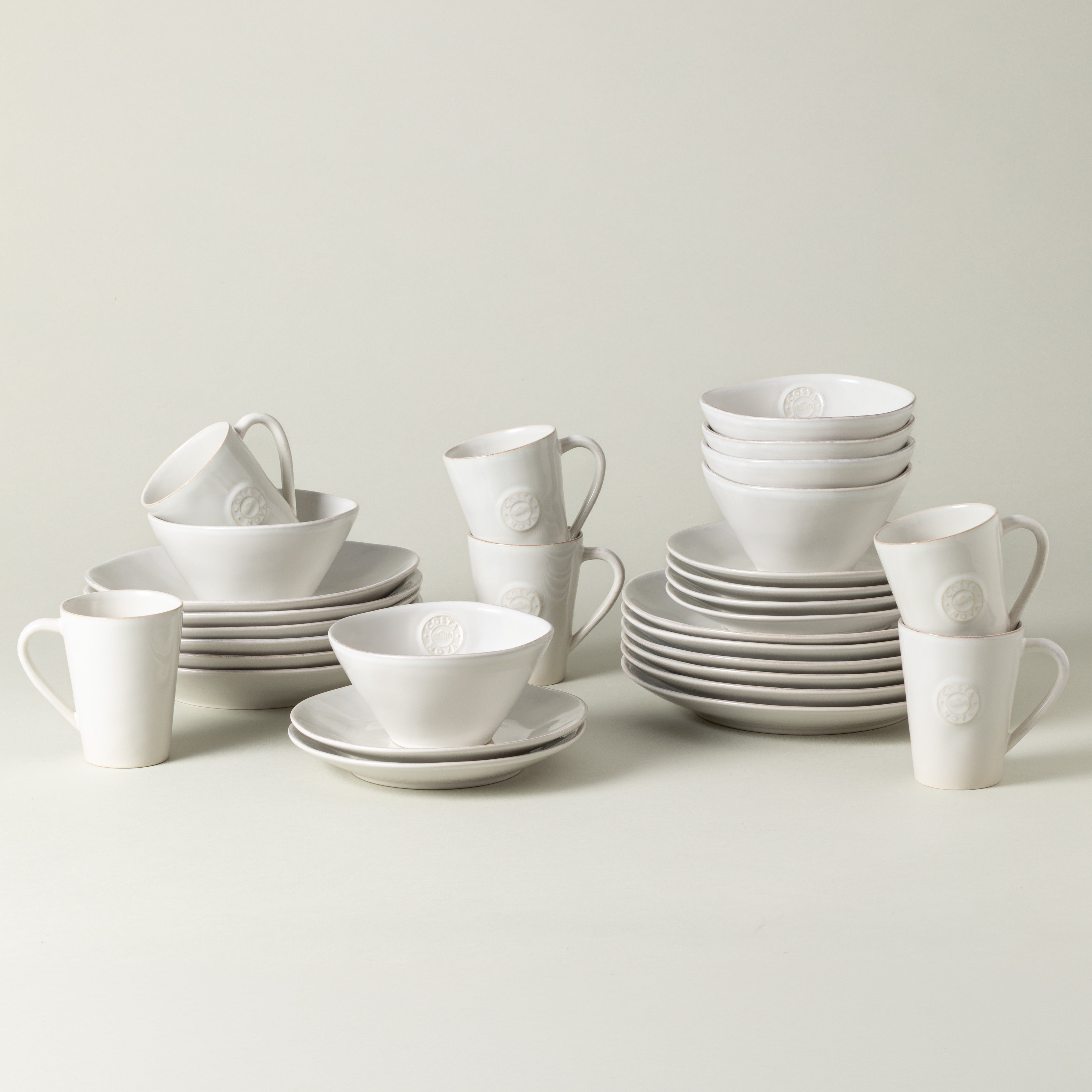 costa-nova-nova-30-tlg-geschirrset-wei-mit-becher image 1