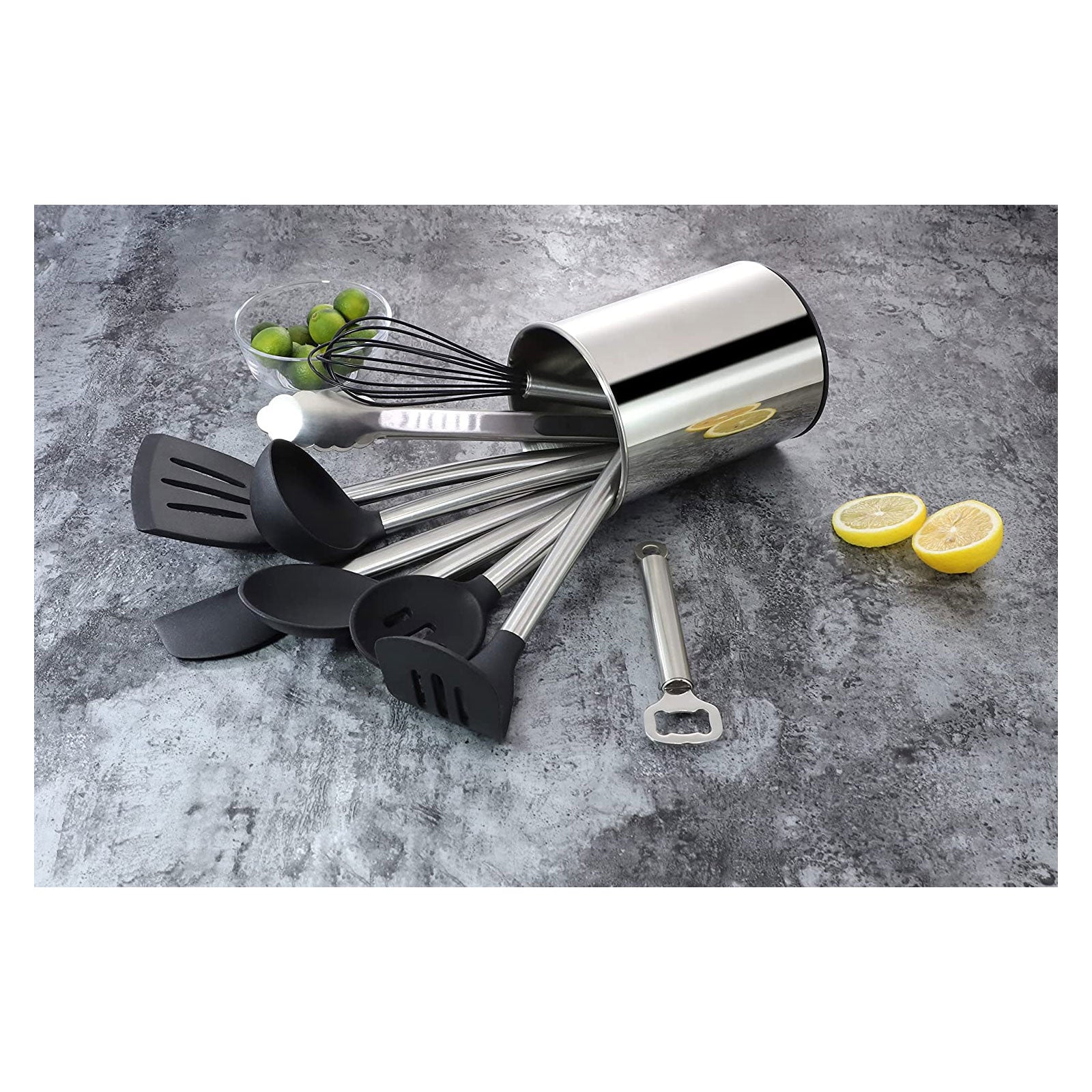 echtwerk-k-chenhelfer-set-10tlg-silikon-silber-antihaft image 4