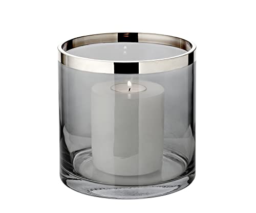 edzard-zeus-windlicht-15-cm-rauchglas-mit-platinrand image 8