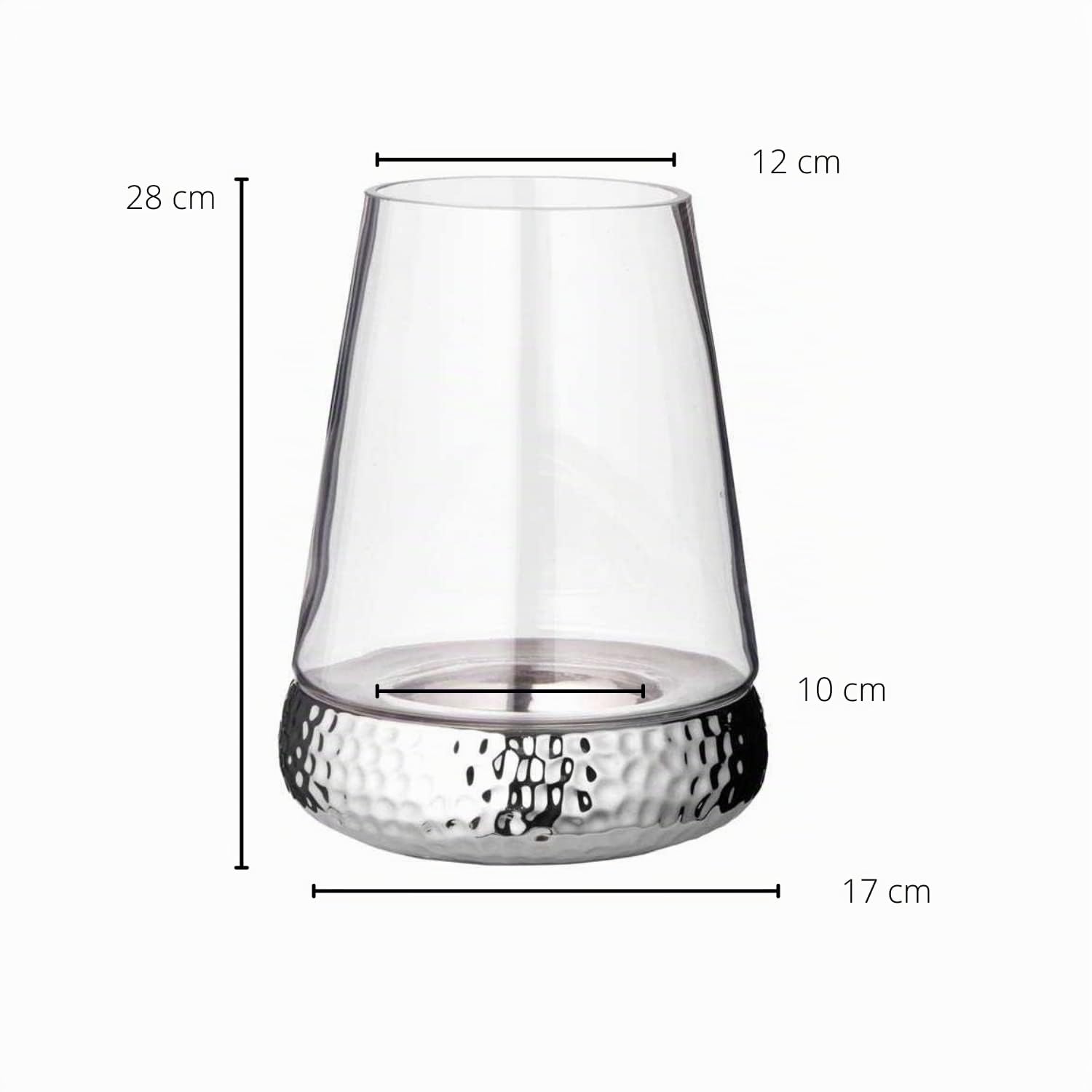 edzard-bora-windlicht-28-cm-keramik-geh-mmert-mit-glas image 7