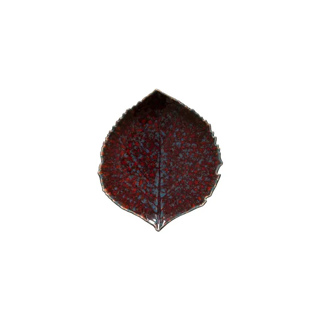 costa-nova-riviera-blattschale-vep171-rot-feinsteinzeug image 1