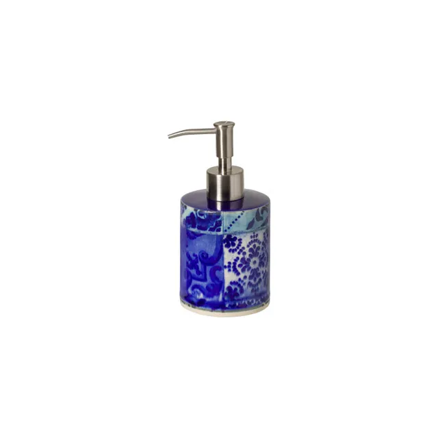 costa-nova-lisboa-bath-seifenspender-tile-blau-steinzeug image 1