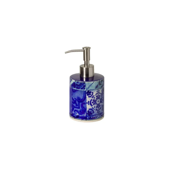 costa-nova-lisboa-bath-seifenspender-tile-blau-steinzeug image 1