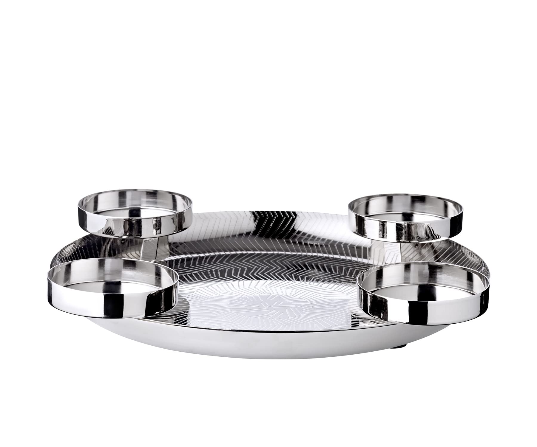 edzard-kaya-adventskranz-36-cm-edelstahl-silber-kerzenkranz image 3