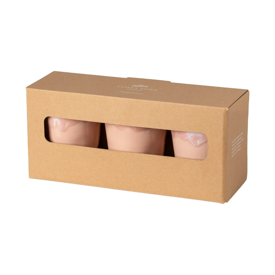 costa-nova-grespresso-mokkatasse-rosa-hell-3er-set-steinzeug image 1