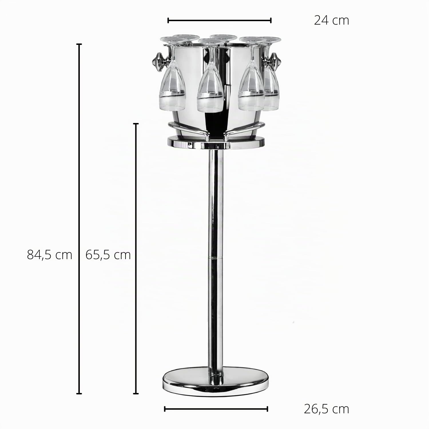 edzard-cara-geneva-sektk-hler-mit-st-nder-edelstahl-85cm image 2