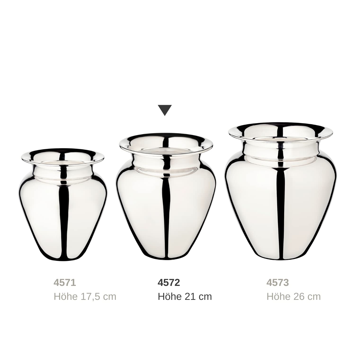 edzard-antonia-vase-schwerversilbert-21-cm-konisch image 3