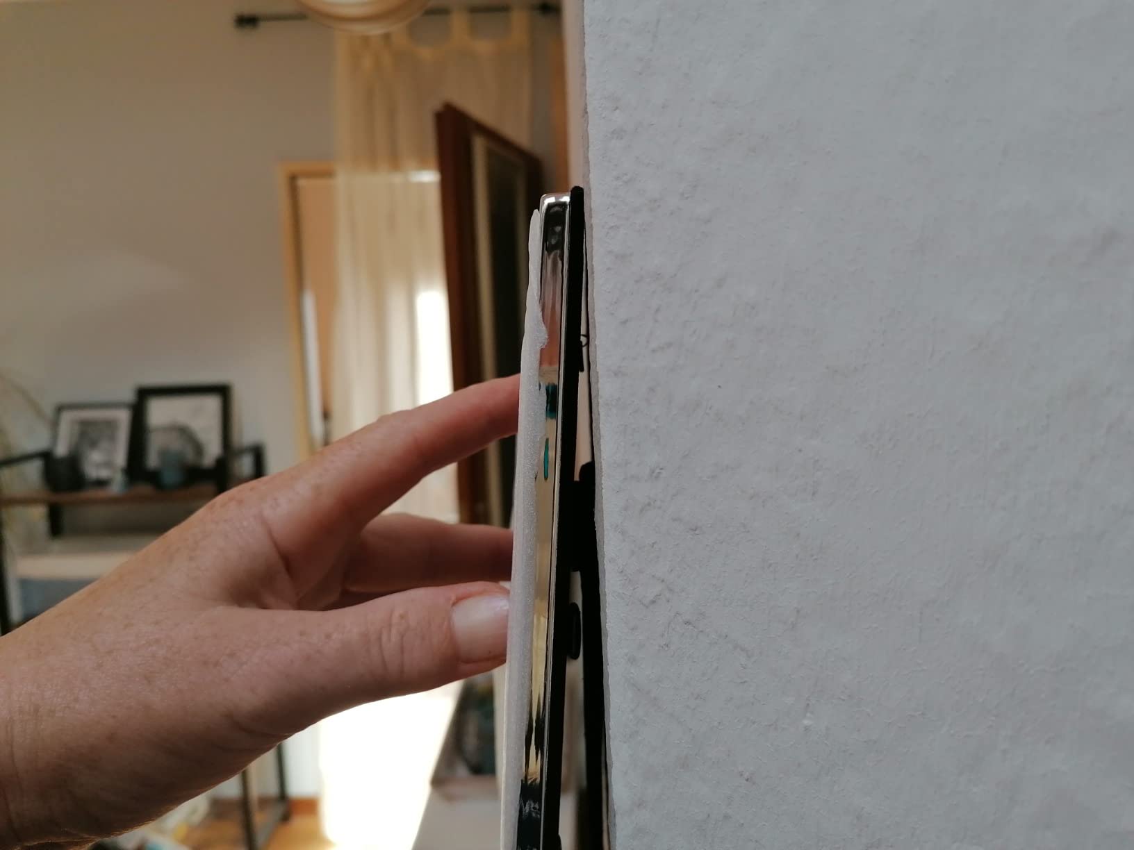 Glas kratzig