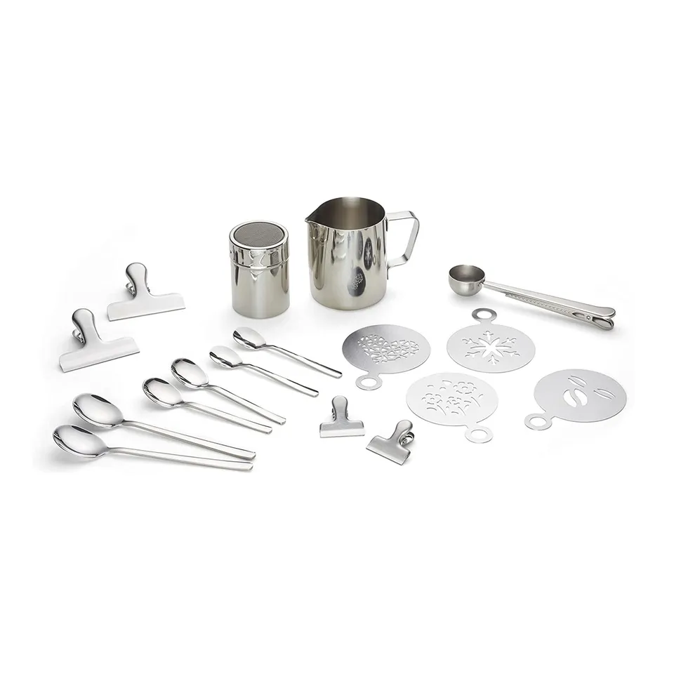 echtwerk-kaffee-teewelt-kaffeezubeh-r-set-23tlg-silber-600ml image 1