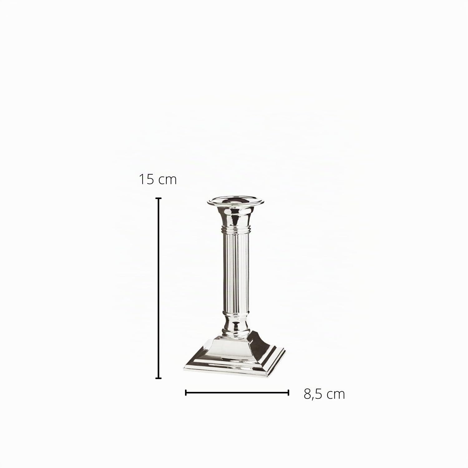 edzard-lincoln-kerzenleuchter-15-cm-versilbert-stabkerzen image 3