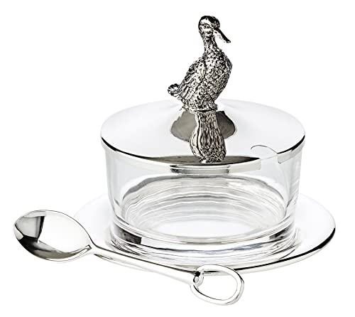 edzard-mista-marmeladenglas-ente-versilbert-mit-glaseinsatz image 8