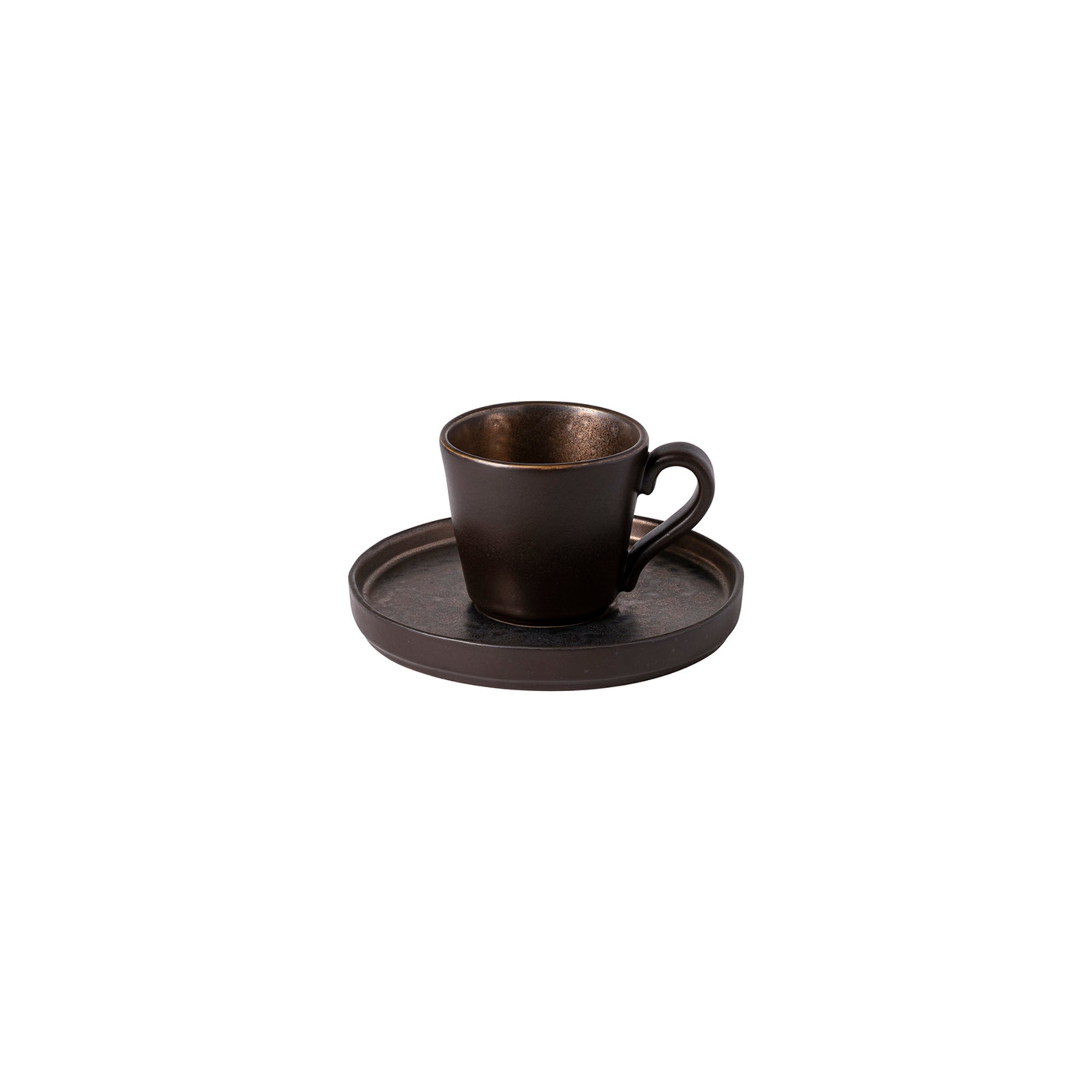 costa-nova-lagoa-espressotasse-mit-untertasse-metal-castanho image 1