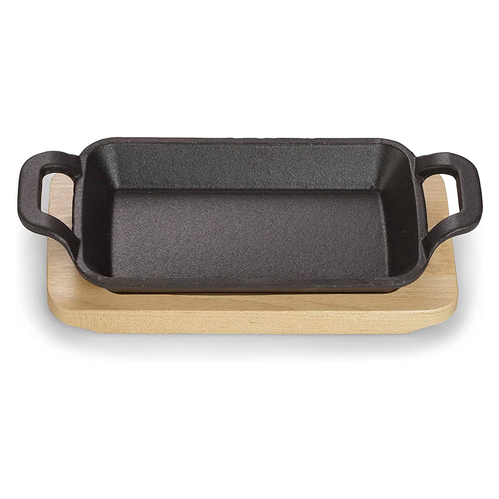 echtwerk-servierschale-gusseisen-10cm-1tlg-mit-brett image 1