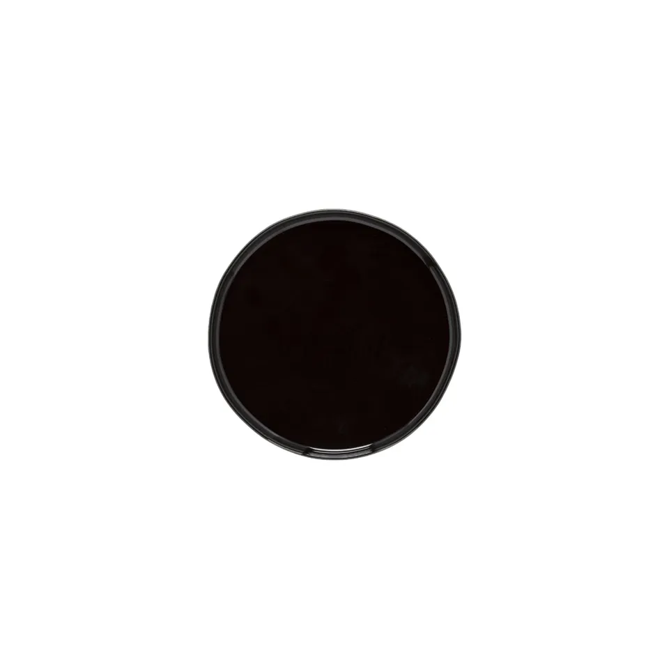 costa-nova-lagoa-ecogres-aperitifteller-schwarz-rund image 1