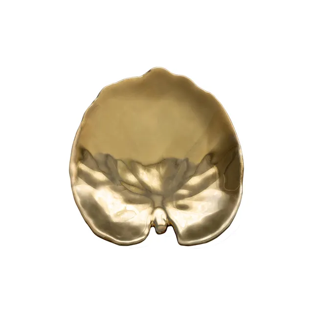 costa-nova-riviera-blattschale-feinsteinzeug-gold-ouro image 1