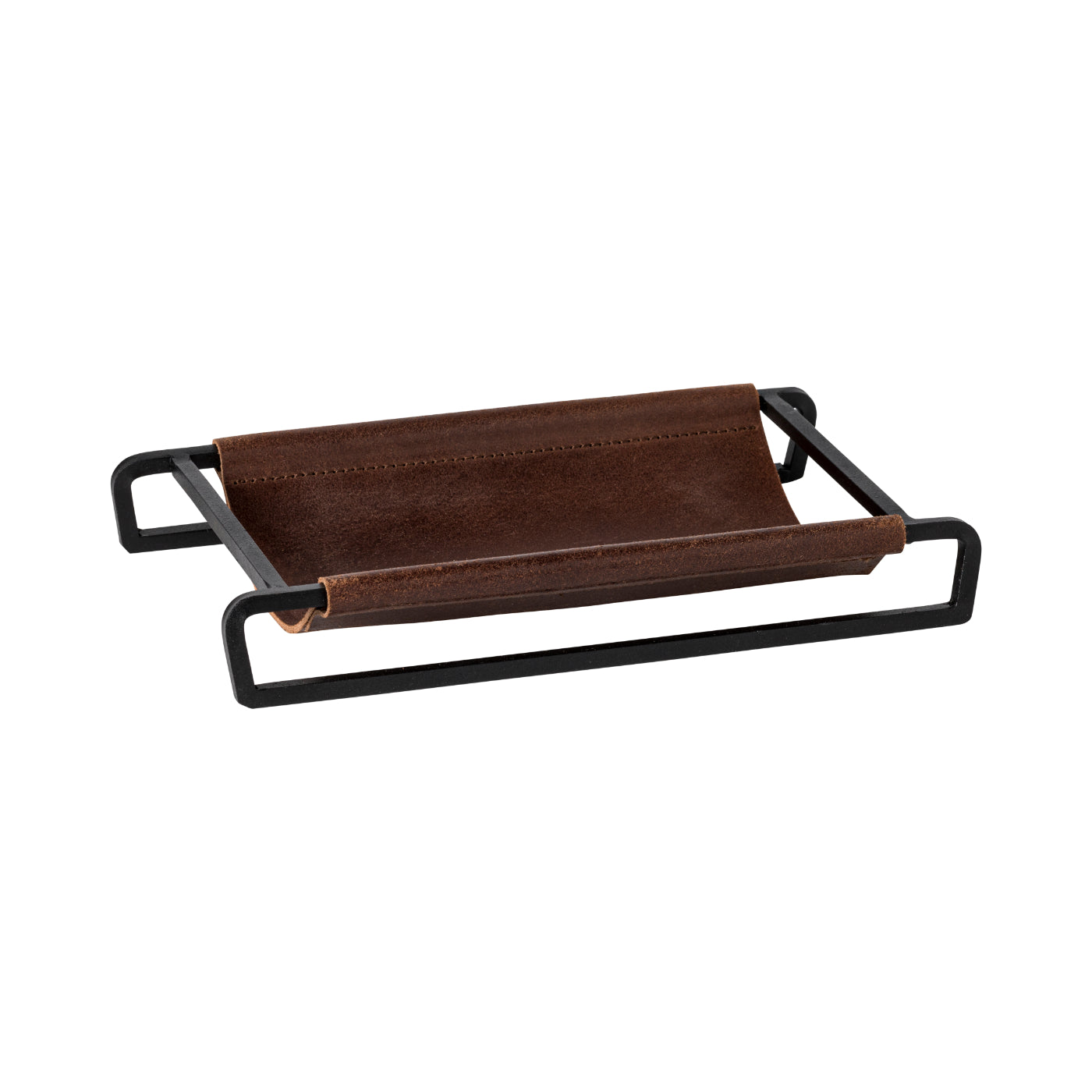 costa-nova-leather-tablett-korb-braun-rechteckig-leder image 1