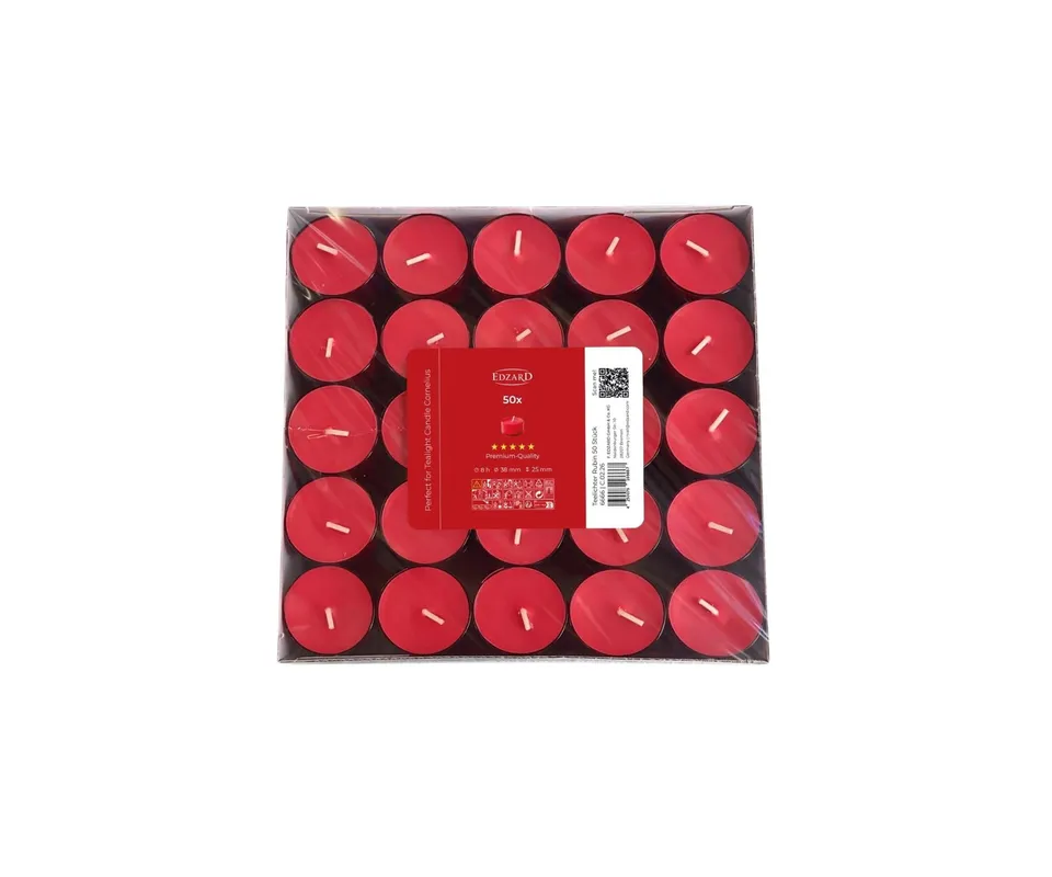 edzard-cornelius-teelichter-rot-8h-50-st-ck-ohne-duft image 1