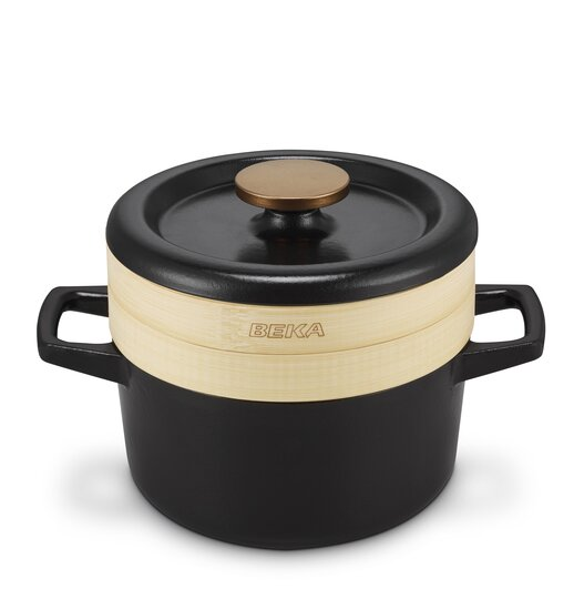 beka-nori-schmortopf-20-cm-mit-d-mpfeinsatz-schwarz image 3