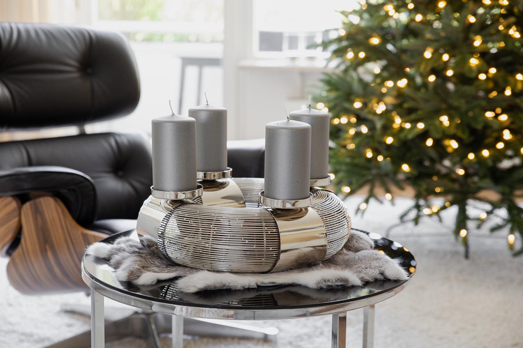 edzard-flax-adventskranz-edelstahl-36-cm-silber image 4