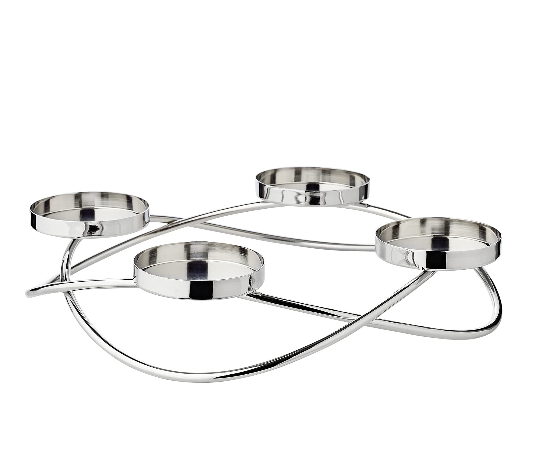 edzard-alva-adventskranz-31-cm-edelstahl-silber image 2
