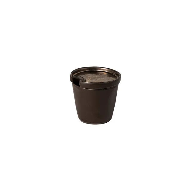costa-nova-lagoa-zuckerdose-metal-braun-matt-steingut image 1